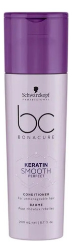 Acondicionador Keratin Smooth Perfect Bc Schwarzkopf 200ml