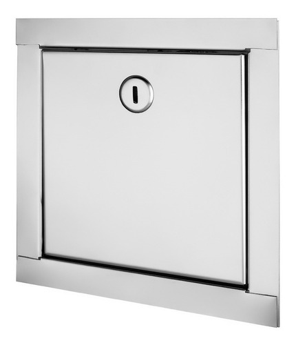 Tapa Puerta Llave De Paso Canilla 20 X 25 Acero Inoxidable