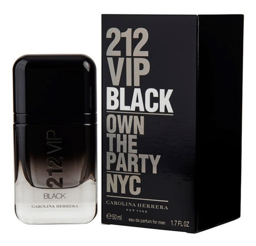 Perfume Hombre Importado Ch 212 Vip Black Men 50ml Edp