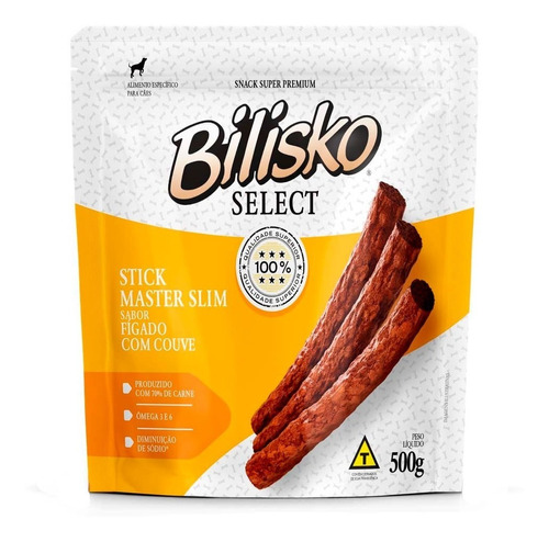 Petisco Para Cães Palito Fino Sabor Fígado 500g Bilisko Full