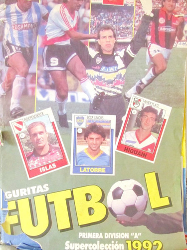 Album De Figuritas Futbol Primera Div. A Supercoleccion 1992