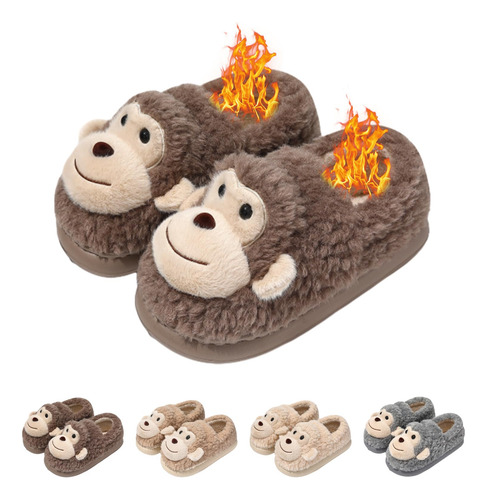 Pantuflas De Mono, Pantuflas De Animales Para Adultos