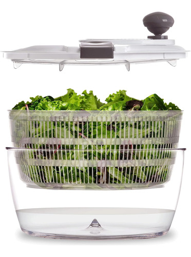 | Ensalada Spinner - 4.2 Qt | Spinner De Lechuga Manual...