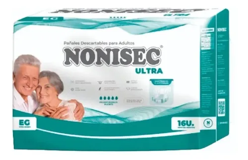 Pañales Nonisec Ultra XG 16 Unidades