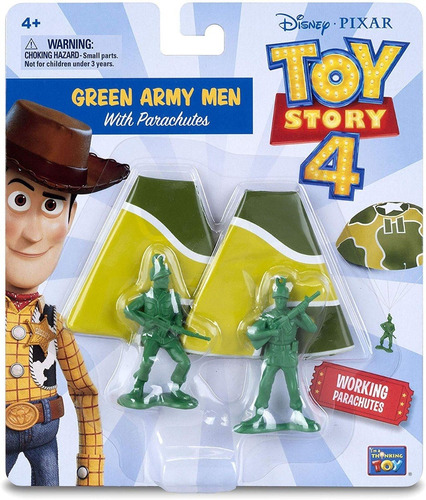 2 X Set 2 Soldados Paracaidistas - Toy Story 4 Disney Store