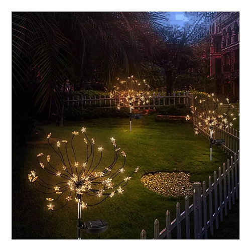 Nuevo Luz Solar Led For Jardín Con Forma De Estrella, 4
