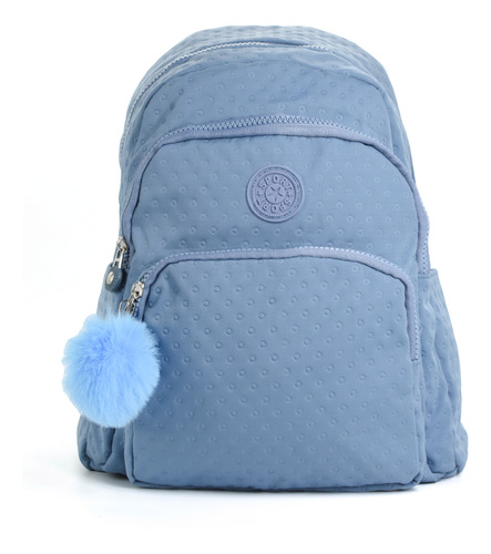 Mochila Mujer Delicada Elegante Pompom Importado Sport G11a