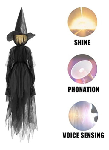 Sd Halloween Decora El Aire Libre Y Las Brujas Gritan