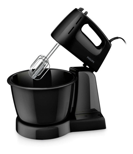 Batidora de pie Philips Daily Collection HR7100 negra 220 V