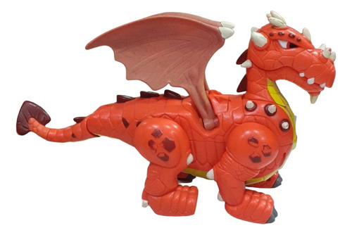 Dragon Mattel Imaginext Adventure Camina Y Ruge A Pila