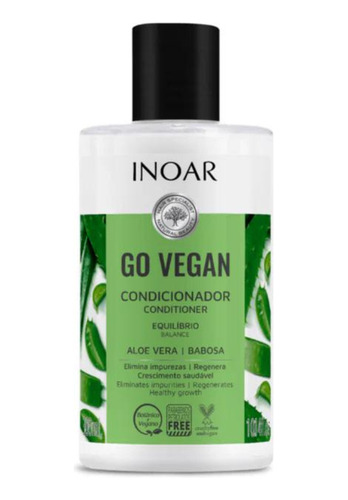 Acondicionador Inoar Go Vegan Equilíbrio Balance 300 Ml