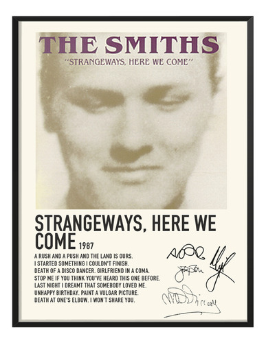 Cuadro The Smiths Music Album Tracklist Exito Strangeways