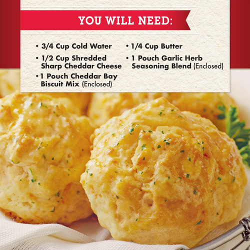 2pz Red Lobster Mezcla De Harina Para Bisquet Con Queso 322g