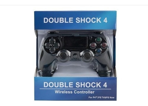Controle Doubleshock 4 Sem Fio Compativel Com PS4 Pc Genérica Doubleshock 4 2023 Cor Preto