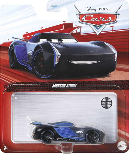 Cars 3 Disney Pixar, Jackson Storm, Mide 8 Cm.