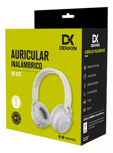 Auricular Bluetooth Dekkin Vincha Inalambricos