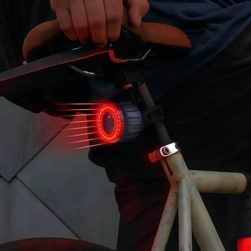 Lámpara Bicicleta Luces Luz Trasera Recargable Impermeable