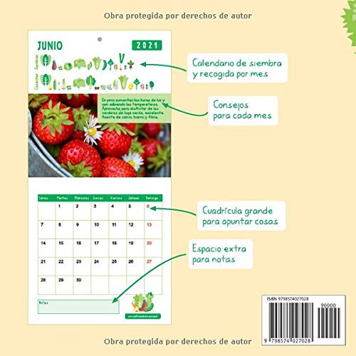 2021 Calendario Del Huerto