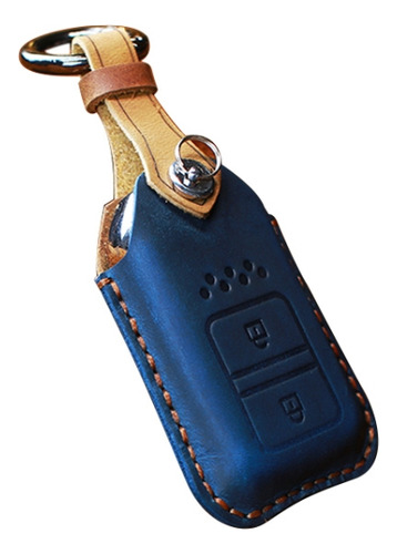 Funda Azul Para Llaves Honda, Versión Con Dos Llaves