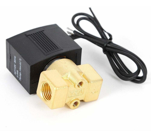  V Ac Brass Solenoid Valve Gas Water Air Nc Electric So...