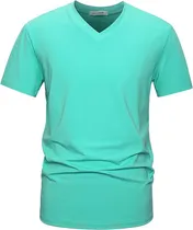 Comprar Camiseta De Hombre En Tela Piel Durazno Cuello En V