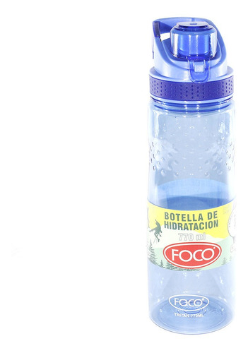 Botella De Hidratacion Foco Tritan C/filtro 770 Ml Azul