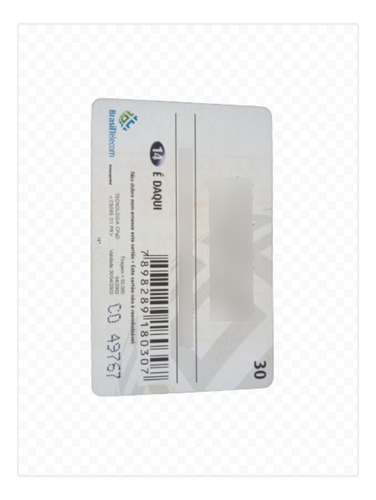 Cartão Telefonico Carimbo Co (Usado)