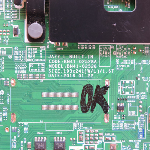 Placa Main Bn41-02528a + Parlantes / Samsung Un40ku6000gctc (Usado)