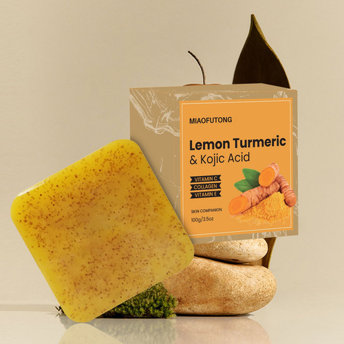 G Handcrafted Lemon Salicylic Aci Soap - Natural Exfoliant B
