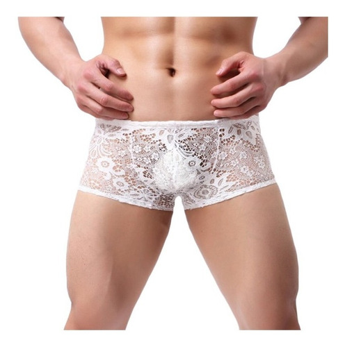 Boxer Hombre Lencería Con Encajes Mini Boxer Masculino