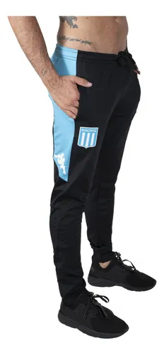 Pantalón Kappa Racing Entrenamiento 2024 Hombre Fútbol Negro