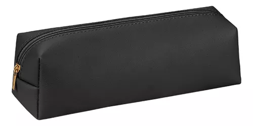 Pencil Case Pencil Pouch Black Pencil Bag Leather Pen Case Small Zipper  Pouch For Pencils, Pens, Markers, Makeups, Change, Coins