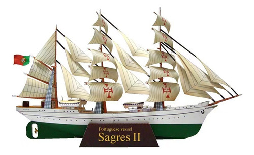 1:300 Para Sagres Ship Model Production