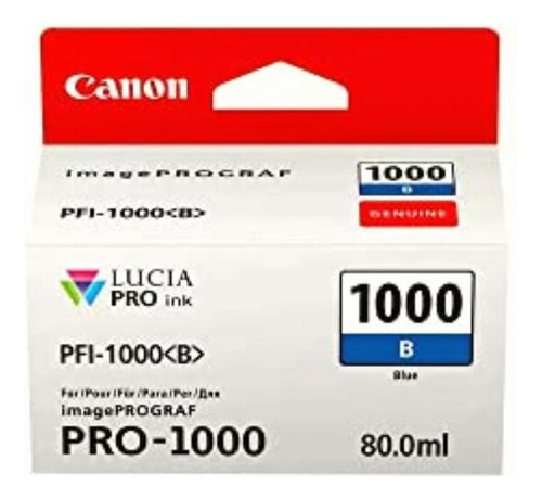 Canon Tinta Pfi-1000 B Azul Para Pixma Pro-1000