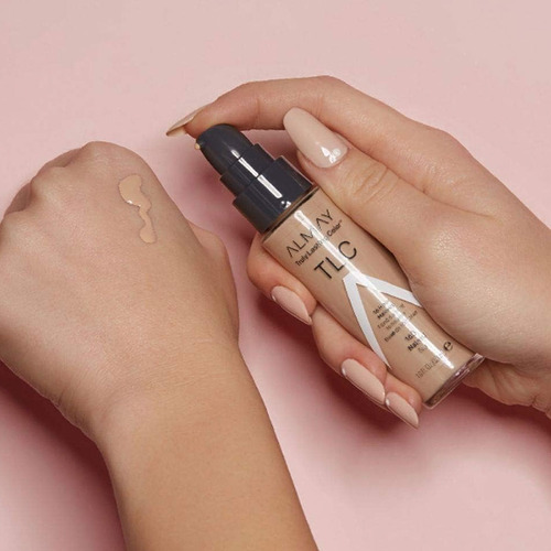 Base de maquillaje líquida Almay TLC Base de maquillaje Truly Lasting Color tono beige - 30mL 50g