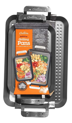 Camerons Grill Baskets, Non-stick, 2 Sizes