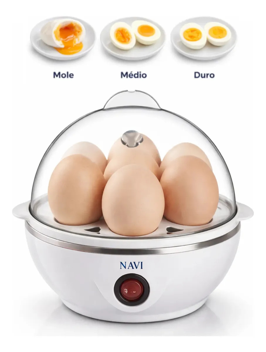 Cozedor De Ovos Elétrico Portátil Automático Panela Elétrica Prática Rápida Máquina De Cozinhar Até 7 Ovos E Legumes Á... 127v 60 Hz