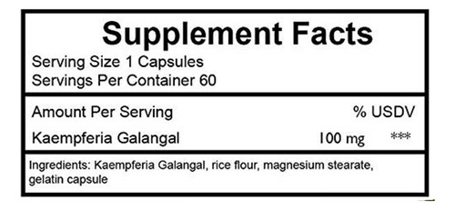 Kaempferol 100mg Suplemento Antioxidante Natural 60 Cápsulas