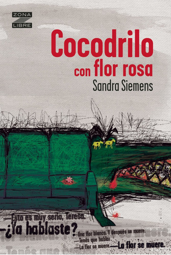 Cocodrilo Con Flor Rosa - Sandra Siemens