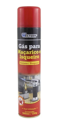 Gás Para Isqueiro E Maçarico Gi-3000 300ml Western