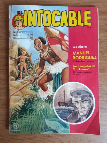 Cómic El Intocable Año 3 Número 119 Editora Nacional Quimantú 1971