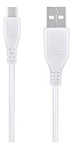 Cable De Carga Micro Usb Blanco 5ft Compatible Con Amazon Ki