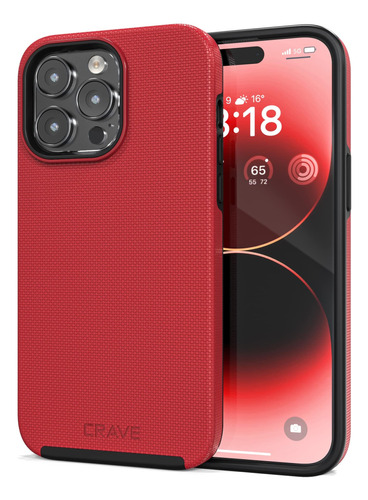 Funda Crave Para iPhone 14 Pro Max Red