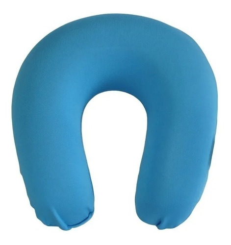 Almofada Viagem Apoio Pescoço Neck Pillow Médio Azul Céu