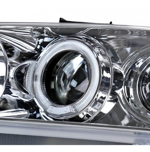 Honda Accord 1998 - 2002 Juego Faros Con Ojo De Angel F/crom