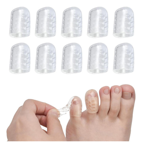 10 Piezas Protector Dedos Pie, Protector Para Dedos De Los
