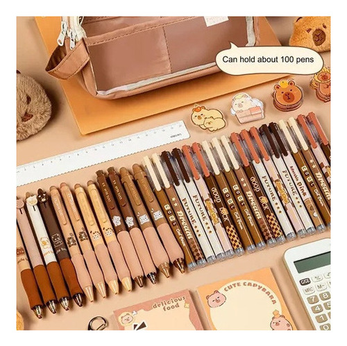 Estuche Para Lápices Elegante Estuche En Capybara