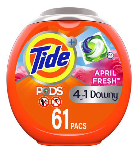 Tide Pods Con Suavizante He Turbo Paquetes De Detergente Par