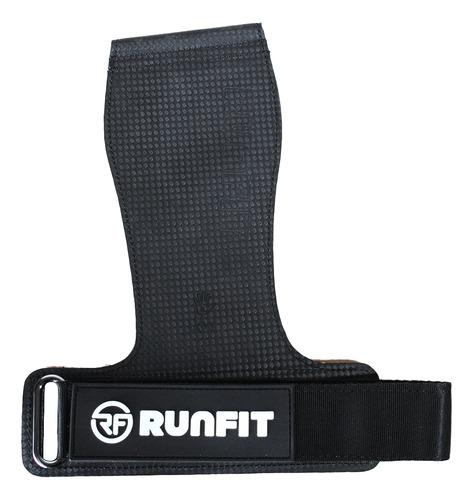 Par Calleras Sin Magnesio Hand Grips Runfit Ultra Crossfit Color Negro Talla Xxl