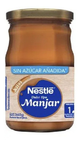 Manjar Sin Azucar Nestle Frasco 340 Gr( 1uni) Super